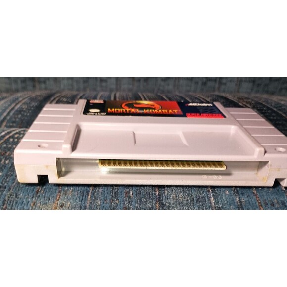 Mortal Kombat (Super Nintendo Snes, 1993) Authentic Tested 12/3/2024 - Picture 8 of 16